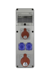 R-BOX SLIM 6S 1X32A/5p, 1x16A/5p, 2x230V