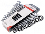 Wrench-set | rattle,combination spanner | 12pcs.