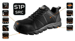 Work shoes S1P SRC, composite toe cap, Kevlar insole, size 41