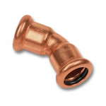 Cu-PRES līkums 45G FF 22x22 Cu-PRES līkums 45G FF, 6041