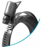 Savilcēju komplekts, lenta L=3m, 8gab bloķē&scaron;anas skrūves Savilcēju komplekts, 3m lente, 8 bloķē&scaron;anas skrūves