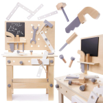 RoGer Wooden Workshop with Tools for Kids