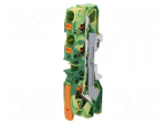 Splice terminal: rail | 2110 | 57A | 600V | push-in | yellow-green