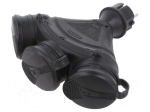 Connector: AC supply | female | power supply | socket | 2P+PE | 250VAC