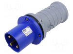 Connector: AC supply 3-phase | plug | male | power supply | 63A | IP&S