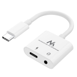 S&uuml;learvutid ja tahvelarvutid // S&uuml;learvutid, s&uuml;learvutid, tarvikud // Adapter USB Type-C - 3,5mm mini jack z Power Delivery (PD) 30W Maclean, MCTV-848