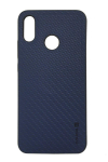 Back panel cover Evelatus Huawei P20 Lite TPU case 2 with metal plate  (possible to use with magnet car holder) Blue