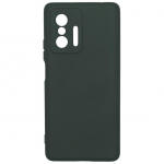 Back panel cover Evelatus Xiaomi Xiaomi 11T/11T Pro Nano Silicone Case Soft Touch TPU Dark Green