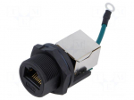 PIN: 8 | for panel mounting,front side nut