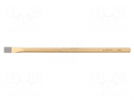 Cold chisel | flat | L: 250mm | Tipwidth: 14mm | Plating: varnish