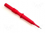 Measuring tip | red | Tip diameter: 0.7mm | Socket size: 4mm