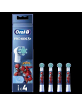 Oral-B Replacement Toothbrush Heads | EB10 4 refill Spiderman | Heads | For kids | Number of brush heads included 4