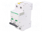 Circuit breaker | 400VAC | Inom: 63A | Poles: 2 | Charact: B | 6kA | IP20