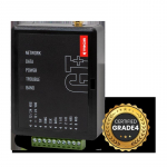GT+ ~ Trikdis LTE apsardzes komunikators ar pilnu SIA FSK protokolu (CLK/DATA+TIP/RING) ar antenu 2 I/O RS485 12/24V