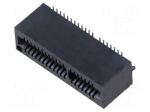 Connector: card edge | PIN: 40 | SMT | on PCBs | 1mm