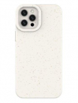 Back panel cover Eco Apple iPhone 12 Pro Max Silicone Cover Phone Shell Case White