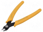 Pliers | cutting,miniature,curved | 160mm | with small chamfer