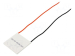 Module: Peltier | 15.4V | 10A | 40x40x3.3mm | 88.9W | ceramics | 20AWG