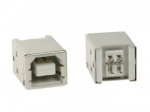 USB B FEMALE, SINGLE CONNECTOR 180&deg;, PCB MOUNT