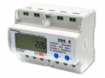 Counter | digital,mounting | for DIN rail mounting | three-phase