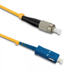 Qoltec Patchcord fiber optic FC/UPC - SC/UPC | Singlemode | 9/125 | G652D | Simplex | 0.5m