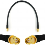 Rangeful SMA Male / SMA Male 30cm koaksiaalkaabel &mdash; HF240 (vastab LMR240) HF240-SM-SM-0.3