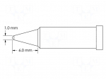 Tip | conical | 1mm | for soldering station