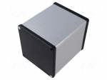 Enclosure: with panel | 1455 | X: 104.5mm | Y: 120mm | Z: 104.5mm | grey