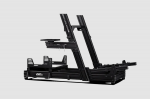 Next Level Racing | Aluminum; Carbon Steel | Racing Simulator Cockpit | GTElite Wheel Plate Edition | Black