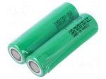 Re-battery: Li-Ion | 21700 | 3.6V | 5000mAh | &Oslash;21.3x70.6mm | 25A