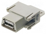 Connector: HDC | module | female | 1A | 50V | Han-Modular&reg; | PIN: 4