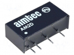Converter: DC/DC | 2W | Uin: 10.8&divide;13.2V | Uout: 12VDC | Uout2: -12VDC