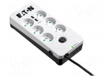 Plug socket strip: protective | Sockets: 6 | 250VAC | 10A | IP20