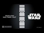 Paladone Star Wars Death Star Wall Panel Light