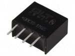 Converter: DC/DC | 1W | Uin: 10.8&divide;13.2V | 12VDC | SIL4 | 7x11.7x10mm