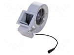 Fan: AC | blower | 230VAC | 240x292x130mm | 590m3/h | 71dBA | ball | IP44