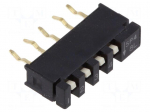 Switch: DIP-SWITCH | Poles number: 4 | OFF-ON | 0.01A/5VDC | Pos: 2