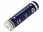 Re-battery: Li-Ion | 18650,MR18650 | 3.7V | 3200mAh | &Oslash;18.5x69.5mm