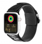 Strap Dux Ducis Strap (Outdoor Version) Strap for Apple Watch Ultra, SE, 8, 7, 6, 5, 4, 3, 2, 1 (49, 45, 44, 42 mm) Nylon Band Black Silver