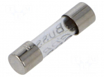 Fuse: fuse | 5A | 250VAC | quick blow | cylindrical,glass | 5x20mm | bulk