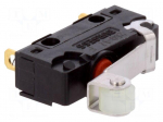Microswitch SNAP ACTION | with lever (with roller) | SPST-NC