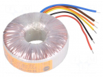 Transformer: toroidal | 160VA | 230VAC | 18V | 18V | 4.444A | 4.444A