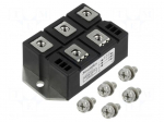 Bridge rectifier: three-phase | Urmax: 1.6kV | If: 130A | Ifsm: 1.2kA