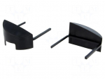 Radio mounting frame | VW | 1 DIN | black