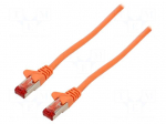 Patch cord | S/FTP | Cat: 6 | RJ45 plug,both sides | stranded | CCA | 10m