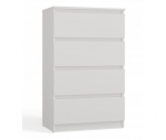 M4/60 MALWA CHEST OF DRAWERS 4 DRAWERS WHITE