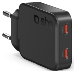 Charger SBS Ultra-slim 2x Type-C 65W
