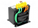 Transformer: mains | 100VA | 400VAC | 24V | Leads: terminal block | IP00