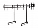 Next Level Racing Floor stand | Tube Freestanding Triple Monitor Stand | Up to 3x43 " | Height adjustment