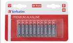 Batteries Verbatim AAA Premium Alkaline 20-Pack 1.5V